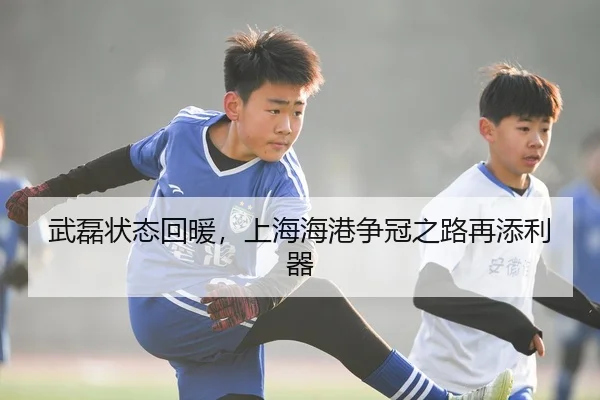 武磊状态回暖，上海海港争冠之路再添利器